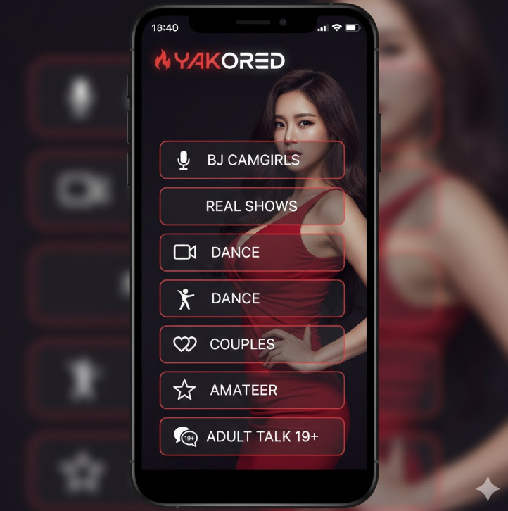 야코레드 카테고리 메뉴 화면