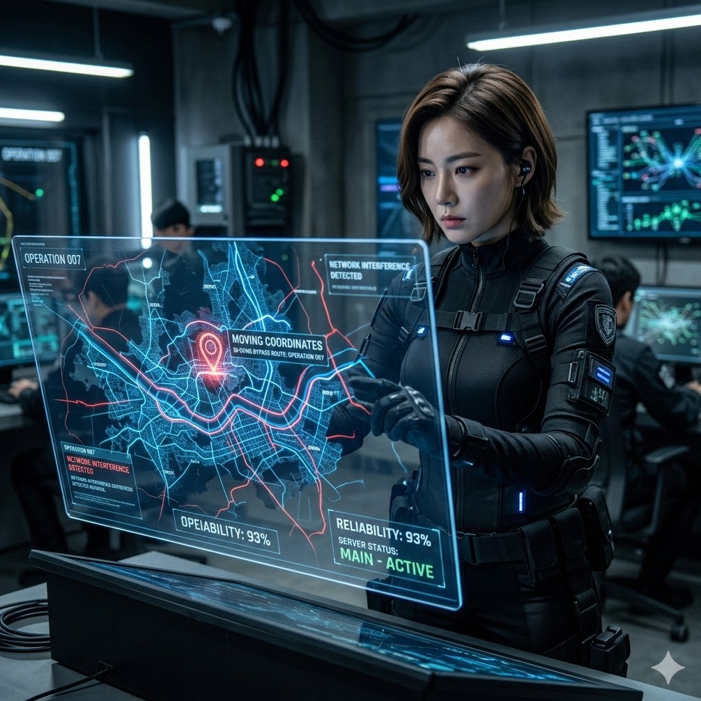실시간으로 좌표를 갱신하는 무적의 작전입니다. 실제 2026년 작전 사례에서 차단벽 찢는 성공률 93%를 기록했습니다.